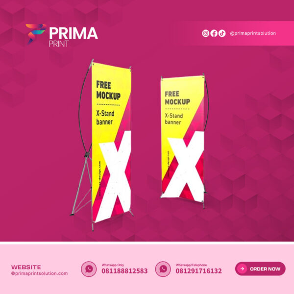 X Banner Flexy Korea 80x180cm